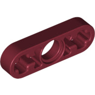 LEGO® los onderdeel Technische Hefbalk Donkerrood 6632