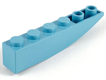Plaatje in Gallery viewer laden, LEGO® los onderdeel Dakpan Gebogen Maersk Blue 42023