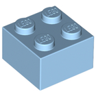 LEGO® los onderdeel Steen in kleur Maersk Blue 3003
