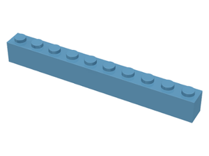 LEGO® los onderdeel Steen in kleur Maersk Blue 6111