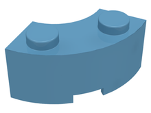 Plaatje in Gallery viewer laden, LEGO® los onderdeel Steen Rond in kleur Maersk Blue 3063