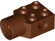 LEGO® los onderdeel Technische Steen Roodachtig Bruin 48169