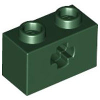 LEGO® los onderdeel Technische Steen Donkergroen 32064