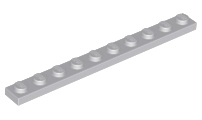 Plaatje in Gallery viewer laden, LEGO® onderdeel Plaat Algemeen Licht Blauwachtig Grijs 4477
