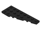 LEGO® los onderdeel Wig Plaat in kleur Zwart 50304
