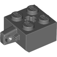 Plaatje in Gallery viewer laden, LEGO® onderdeel Scharnier Donker Blauwachtig Grijs 30389b