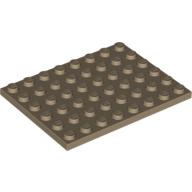 Plaatje in Gallery viewer laden, LEGO® los onderdeel Plaat Algemeen Donker Geelbruin 3036