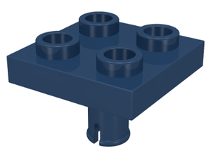 LEGO® los onderdeel Plaat Aangepast Donkerblauw 2476