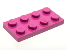 Plaatje in Gallery viewer laden, LEGO® los onderdeel Plaat Algemeen in kleur Lichtpaars 3020
