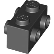 LEGO® los onderdeel Steen Aangepast in kleur Zwart 52107