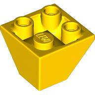 LEGO® los onderdeel Dakpan Omgekeerd in kleur Geel 3676