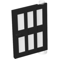 LEGO® los onderdeel Deur in kleur Zwart 73312