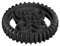 LEGO® los onderdeel Technische Tandwiel in kleur Zwart 32498