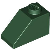 LEGO® los onderdeel Dakpan Algemeen Donkergroen 3040