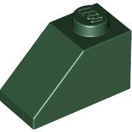 Plaatje in Gallery viewer laden, LEGO® los onderdeel Dakpan Algemeen Donkergroen 3040