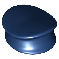 Plaatje in Gallery viewer laden, LEGO® los onderdeel Hoofddeksels in kleur Donkerblauw 3624