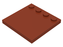 Plaatje in Gallery viewer laden, LEGO® los onderdeel Tegel Aangepast Roodachtig Bruin 6179