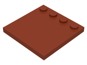 LEGO® los onderdeel Tegel Aangepast Roodachtig Bruin 6179
