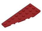 LEGO® los onderdeel Wig Plaat in kleur Donkerrood 50305