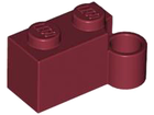 LEGO® los onderdeel Scharnier in kleur Donkerrood 3831
