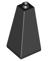 LEGO® los onderdeel Dakpan Algemeen in kleur Zwart 3685