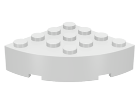 LEGO® los onderdeel Steen Rond in kleur Wit 2577