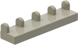 LEGO® los onderdeel Scharnier in kleur Lichtgrijs 4625