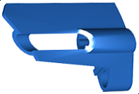 Plaatje in Gallery viewer laden, LEGO® los onderdeel Technisch Paneel in kleur Blauw 47712