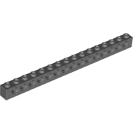 Plaatje in Gallery viewer laden, LEGO® Technische Steen Donker Blauwachtig Grijs 3703