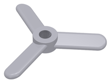 Plaatje in Gallery viewer laden, LEGO® los onderdeel Propellor Licht Blauwachtig Grijs 2421