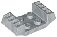 Plaatje in Gallery viewer laden, LEGO® los onderdeel Plaat Aangepast Parel Lichtgrijs 41862