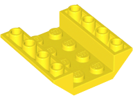 LEGO® los onderdeel Dakpan Omgekeerd in kleur Geel 4854
