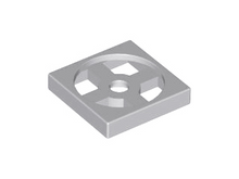 Plaatje in Gallery viewer laden, LEGO® los onderdeel Draaischijf Licht Blauwachtig Grijs 3680