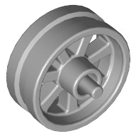 LEGO® los onderdeel Wiel Licht Blauwachtig Grijs 50862