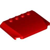 LEGO® los onderdeel Wig in kleur Rood 52031