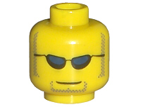 LEGO® los onderdeel Hoofd in kleur Geel 3626bpx299