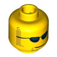 LEGO® los onderdeel Hoofd in kleur Geel 3626bpx299
