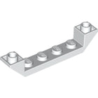 LEGO® los onderdeel Dakpan Omgekeerd in kleur Wit 52501