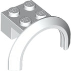 LEGO® los onderdeel Spatbord in kleur Wit 50745