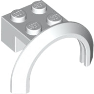 LEGO® los onderdeel Spatbord in kleur Wit 50745