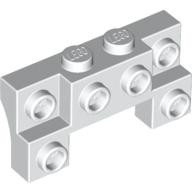 LEGO® los onderdeel Steen Aangepast in kleur Wit 52038