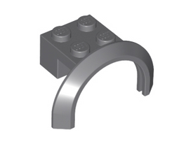 LEGO® los onderdeel Spatbord Donker Blauwachtig Grijs 50745