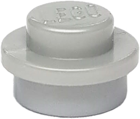 LEGO® los onderdeel Plaat Rond Parel Lichtgrijs 4073