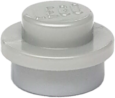 LEGO® los onderdeel Plaat Rond Parel Lichtgrijs 4073