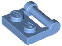 LEGO® los onderdeel Plaat Aangepast Medium Blauw 48336