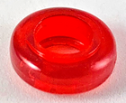 LEGO® los onderdeel Clikits in kleur Doorzichtig Rood 46296