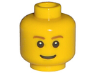 LEGO® los onderdeel Hoofd in kleur Geel 3626pb0121