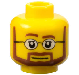 LEGO® los onderdeel Hoofd in kleur Geel 3626cpb0267
