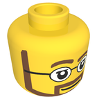 LEGO® los onderdeel Hoofd in kleur Geel 3626cpb0267