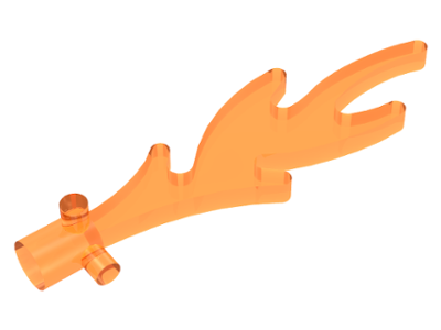 LEGO® los onderdeel Energy Effect Doorzichtig Oranje 6126